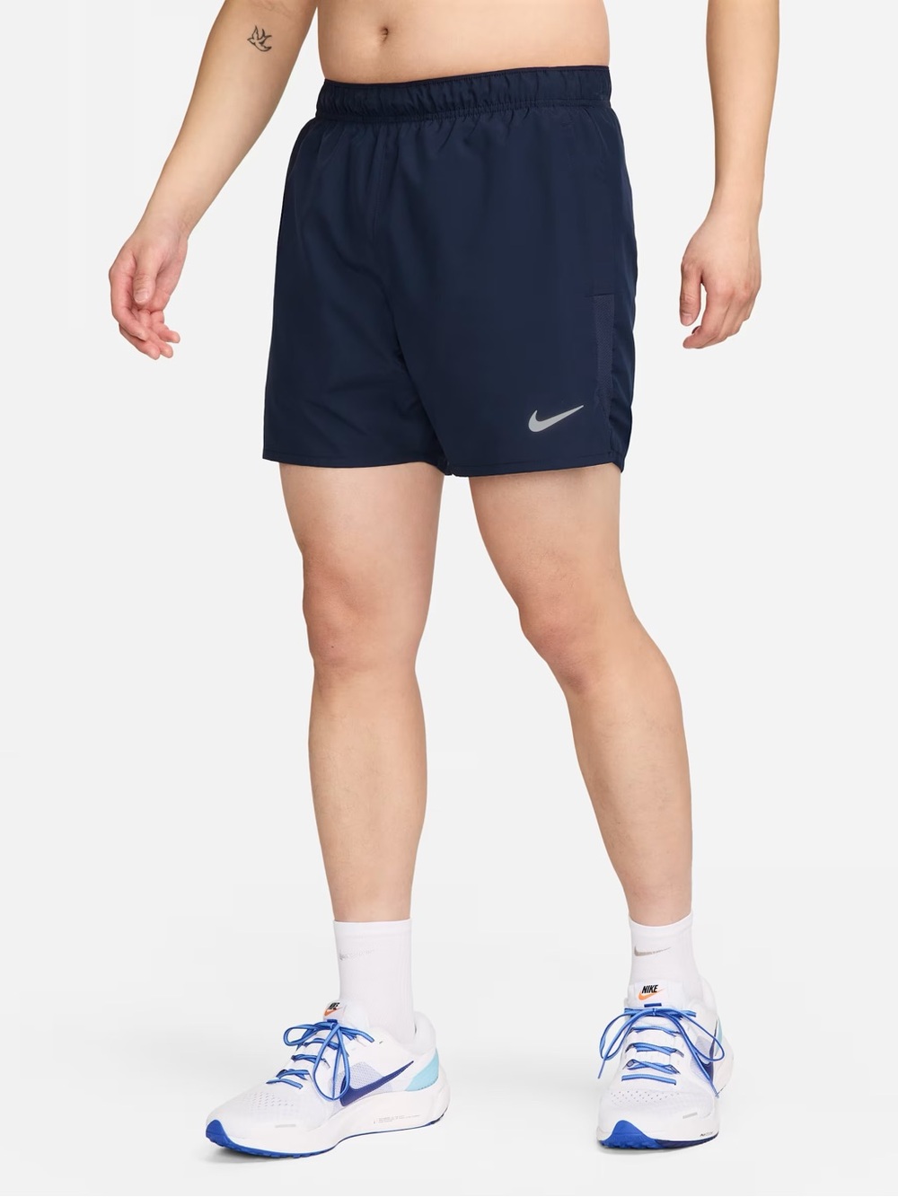 Nike Navy Men's 3" Running Shorts with Reflective Swoosh